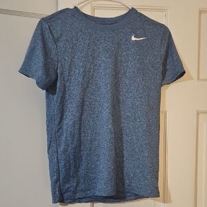 Nike Men's Heathered Blue Short Sleeve Tee